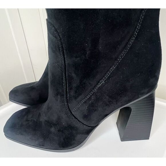 Forever 21 Wide Fit Over The knee Faux Suede Boots New Size 7W - Picture 4 of 9